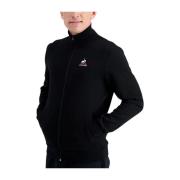 le coq sportif Hög hals hel dragkedja sweatshirt Black, Herr