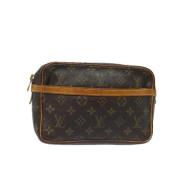 Louis Vuitton Vintage Pre-owned Canvas louis-vuitton-vskor Brown, Dam