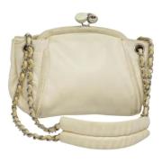 Chanel Vintage Pre-owned Laeder chanel-vskor Beige, Dam