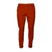 Dondup Slim Fit Bomulls Chino Byxor Red, Herr