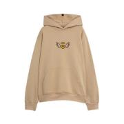 Barrow Beige Unisex Hoodie Felpa Beige, Herr