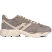 Hogan Taupe Combi Sneakers för Herr Beige, Herr