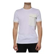 Dolce & Gabbana Vit Bomull Crew Neck T-shirt White, Herr