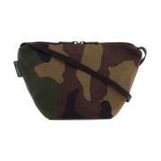 Hervé Chapelier Camouflage Mini Axelväska med Rem Multicolor, Dam