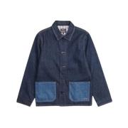 A.p.c. Indigo Delave Denim Vest Blue, Herr