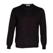 Kangra Herr Crew Neck Sweater. Långärmad. Black, Herr