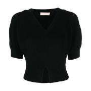 Ulla Johnson Elegant Svart Ullblus Black, Dam