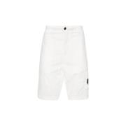 C.p. Company Vit Cargo Twill Stretch Byxor White, Herr