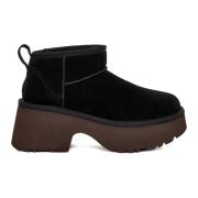 UGG Svarta Mockastövlar med UGGplush™ Foder Black, Dam