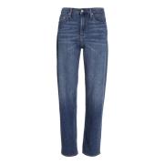 Calvin Klein Jeans Loose Fit High Waist Jeans Blue, Dam