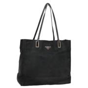 Prada Vintage Pre-owned Nylon prada-vskor Black, Dam