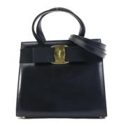 Salvatore Ferragamo Pre-owned Pre-owned Laeder handvskor Black, Dam