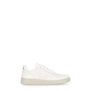 Veja Vita Läder Sneakers Rund Tå White, Dam