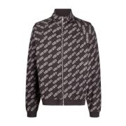 Kenzo Svart Dragkedja Casual Sweatshirt Black, Herr