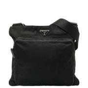 Prada Vintage Pre-owned Canvas prada-vskor Black, Dam