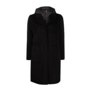 Woolrich Svart Puffer & Down Coat Black, Dam