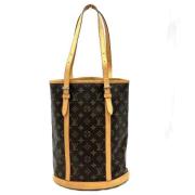 Louis Vuitton Vintage Pre-owned Canvas axelremsvskor Brown, Dam