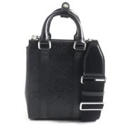 Gucci Vintage Pre-owned Laeder totevskor Black, Dam