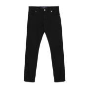 Billionaire Klassiska Denim Jeans Black, Herr