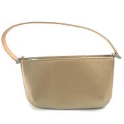 Louis Vuitton Vintage Pre-owned Tyg louis-vuitton-vskor Beige, Dam