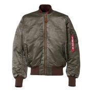 Alpha Industries Vintage Mud Olive Bomberjacka Green, Herr