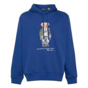 Polo Ralph Lauren Blå Casual Långärmad Sweatshirt Blue, Herr