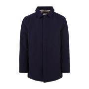 Aquascutum Blå Trenchcoat Modell A004 Blue, Herr