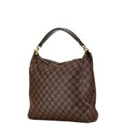 Louis Vuitton Vintage Pre-owned Canvas handvskor Brown, Dam