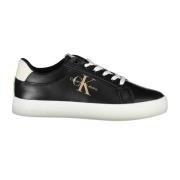 Calvin Klein Sportiga svarta dam sneakers med kontrastdetaljer Black, ...