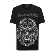 Billionaire Avslappnad Bomull T-shirt Black, Herr