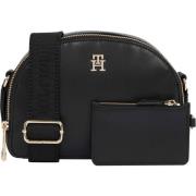 Tommy Hilfiger Half Moon Crossover Väska Black, Dam