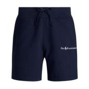 Polo Ralph Lauren Blå Casual Bomulls Shorts Blue, Herr