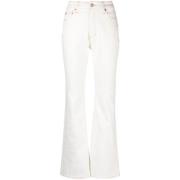 Ksubi Vita Flare Jeans Sugar Rush Stil White, Dam