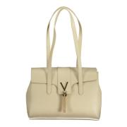 Valentino by Mario Valentino Beige Axelväska med Dragkedja Beige, Dam