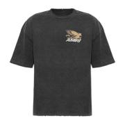 Amiri T-shirt med vintageeffekt Black, Herr