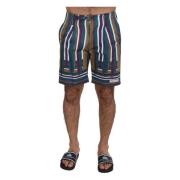 Dolce & Gabbana Multifärgade Chino Shorts - Regular Fit Multicolor, He...