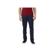 Tommy Hilfiger Herr Rutiga Straight Fit Byxor Blue, Herr