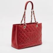 Chanel Vintage Pre-owned Laeder chanel-vskor Red, Dam