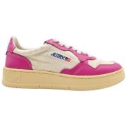 Autry Canvas Bubble Låg Topp Sneakers Pink, Dam