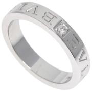 Bvlgari Vintage Pre-owned Vitt guld ringar Gray, Dam