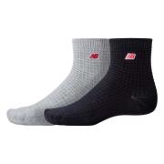 New Balance Våffelstickade ankelsockor 2-pack sockor Multicolor, Unise...