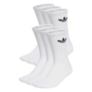 Adidas Förpackning med 6 strumpor White, Unisex