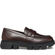 Geox Bruna Damskor Loafers Brown, Dam