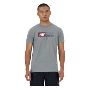 New Balance Essentials Heathertech T-shirt Gray, Herr