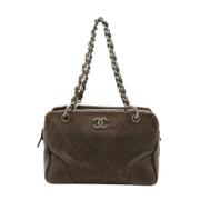 Chanel Vintage Pre-owned Laeder chanel-vskor Brown, Dam