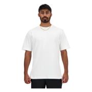 New Balance Atletik Bomull T-shirt White, Herr