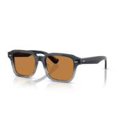 Oliver Peoples Stiliga solglasögon för vardagsbruk Black, Unisex