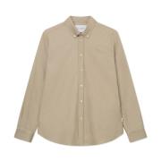 Les Deux Knorad Oxford Skjorta Beige, Herr