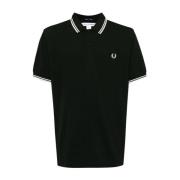 Comme des Garçons Grön Polo Skjorta med Logotyptryck Black, Herr