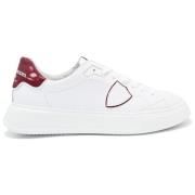 Philippe Model Vintage Temple Low Sneakers Vit Bordeaux White, Herr